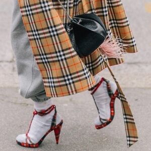 Burberry Prorsum Runway Tartan Heels EU 37 | Archive Collector Piece Never Worn